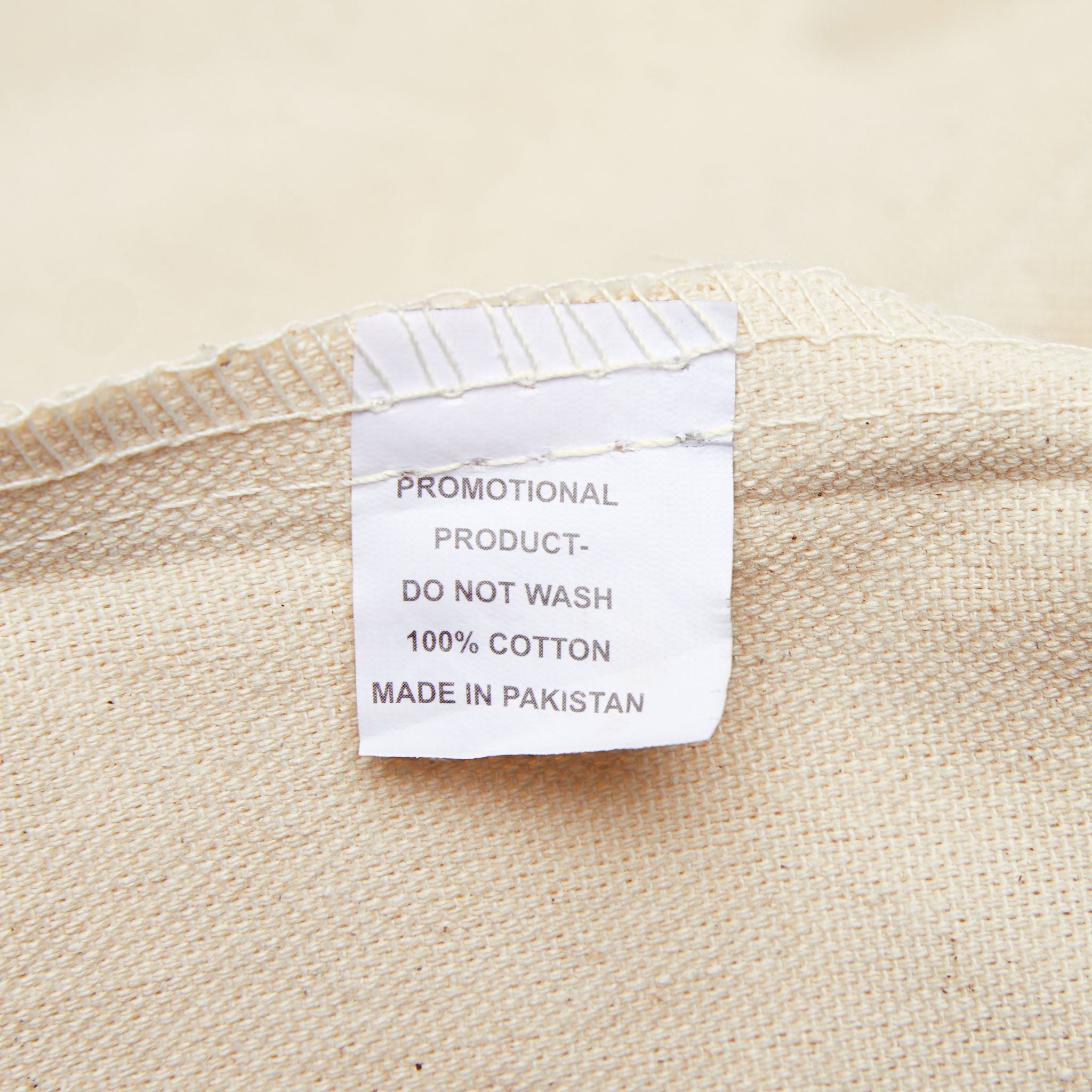 Natural Deadass Tote tag