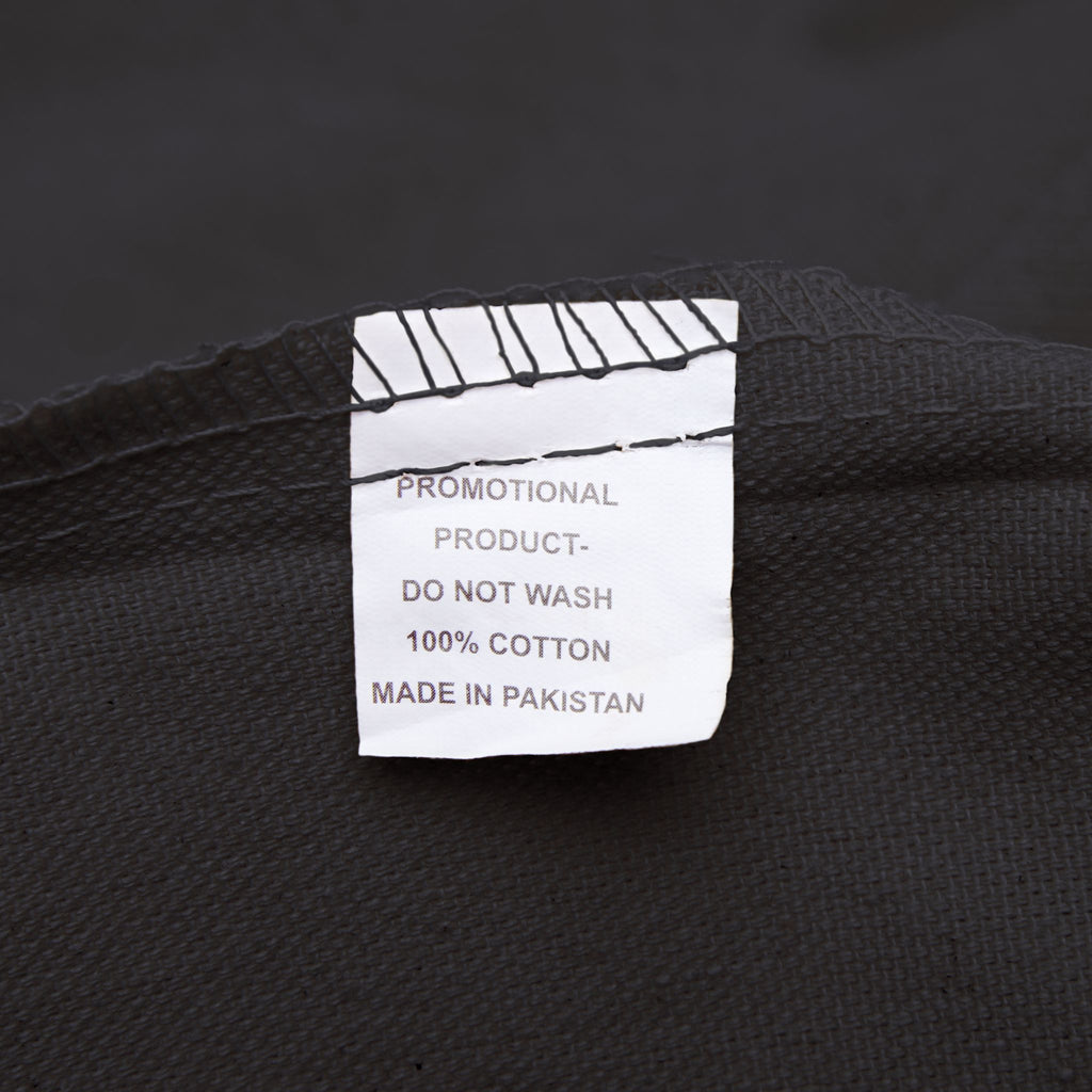 Black Deadass Tote tag